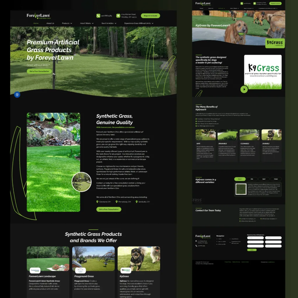 ForeverLawn Ohio Website